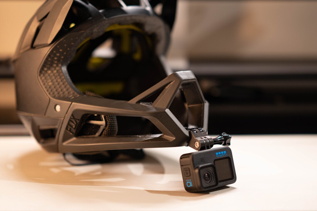Fox Proframe Carbon Fiber PLA 3D Printed Gopro Chin Mount for Etsy
