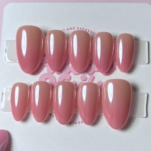 PINK SORBET | Press on Nails | Stiletto Almond Coffin Oval Square