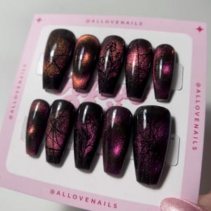 Solar Eclipse | Press On Nails (Customizable)