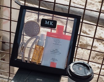 Monogramed Bridesmaid Proposal Bag Clear Cosmetic Bridal Bag Personalised Make Up Bag