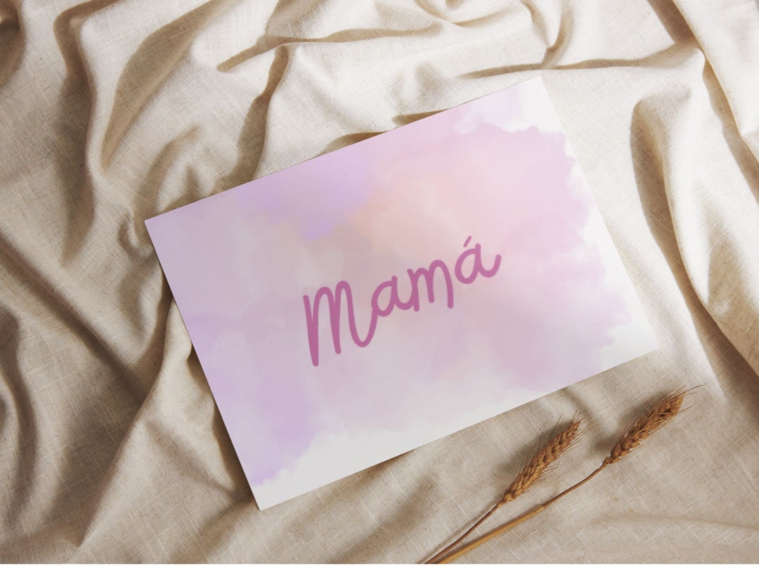 Printable Mothers Day Card, Spanish Cards, Dia De La Madre, Watercolor, Mother's Day Gifts ...