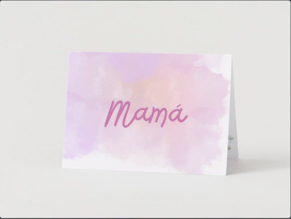 Printable Mothers Day Card, Spanish Cards, Dia De La Madre, Watercolor, Mother's Day Gifts ...