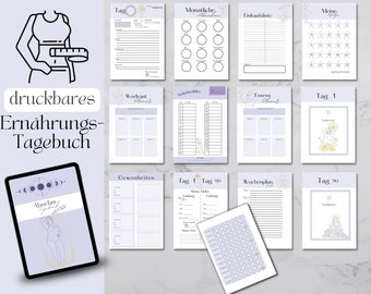 Nutrition diary, weight loss diary, diet diary, lose weight, healthy weight loss, weight loss planner, fitness planner, fitness tracker, weight loss tracker