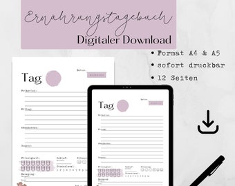 Nutrition diary, weight loss diary, diet diary, lose weight, healthy weight loss, weight loss planner, fitness planner, fitness tracker, weight loss tracker