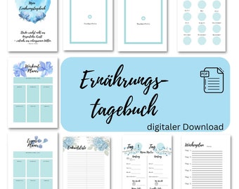 Nutrition diary, weight loss diary, diet diary, weight loss, healthy weight loss, weight loss planner, fitness planner, fitness tracker, weight loss tracker