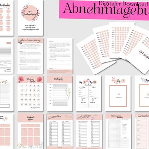 Nutrition diary, weight loss diary, diet diary, lose weight, lose weight healthy, weight loss planner, fitness planner, fitness tracker, weight loss tracker