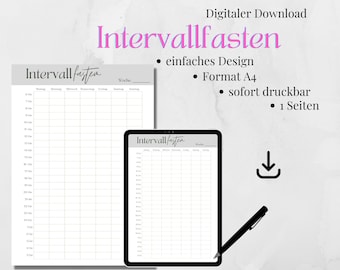 Alimentación saludable para bajar de peso, ayuno intermitente, ayuno, descarga digital, PDF, dieta, alimentación saludable, baja en carbohidratos, plan de dieta, dieta equilibrada