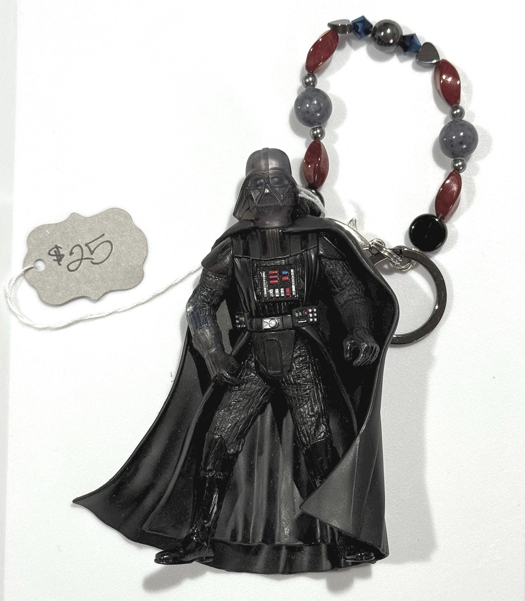 STAR WARS Vader Keychain スターウォーズ・ダースベーダー Custom Star Wars Inspired DARTH VADER 3.75” Figure Beaded