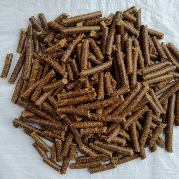 Leinpellets Lein Pellets Leinkuchen braun  DHL Versand nach Deutschland gratis