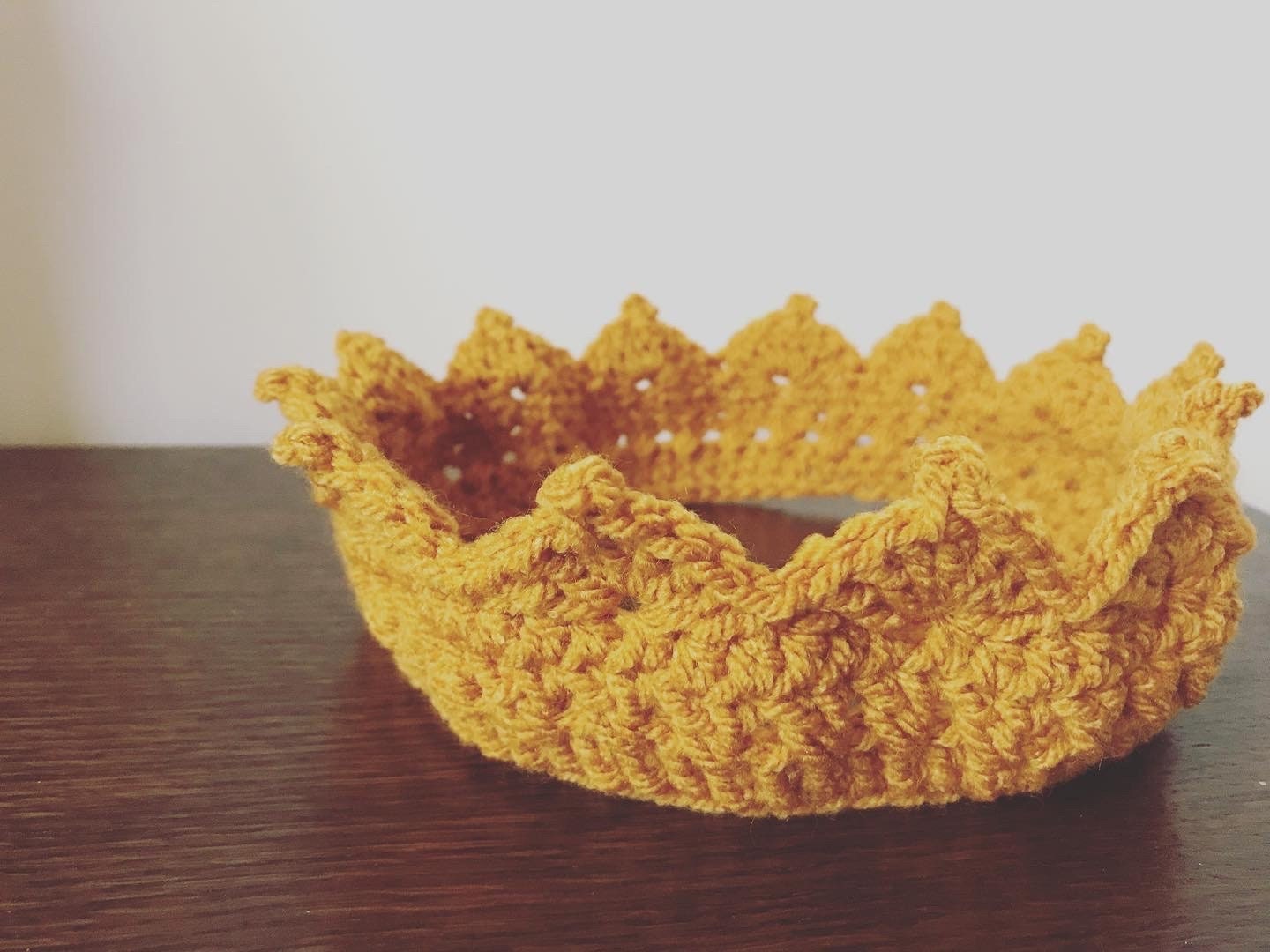 Crown Christmas Crochet Kit. Christmas Dinner Party Hat. Holiday