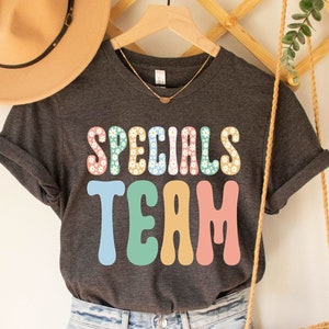 Specials Team T-Shirt, Specials Squad Shirt, PE TEacher Shirt, Music Teacher, Art Teacher T-Shirt, Specialist Teacher Shirts, Specials Crew