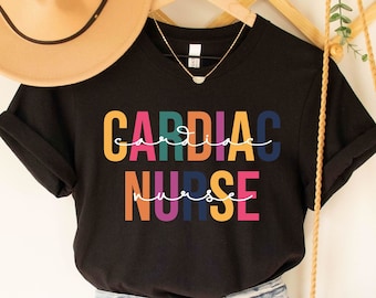 Cardiac Nurse T-Shirt, Cardiovascular Nurse Tee, Cardiology Nursing Shirt, School Grad T-Shirt, Cardiac Care Nurse Shirt, Cute Nurse Shirt