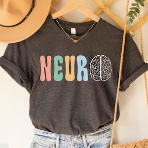 Neuro Nurse T-Shirt, Neurology Nurse Tee, Neuro Nurse Gift, Neuro ICU Nurse Shirt, Gift for Neuro Nurse, Neurology Nurse Shirt, Nurse Grad