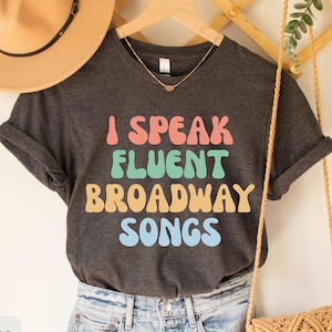 Broadway T-Shirt, Actor Gift, Theatre Shirt, Broadway Lover Tee, Theatre Gift, Musical Shirt, Musical Gift, Musical Lover, Theatre Lover Tee