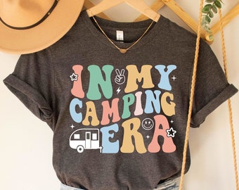 In My Camping Era T-Shirt, RV Camping Shirt, Traveler Shirt, Road Trip Shirt for Women, Adventure Shirt, Campervan Driver Shirt