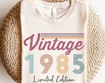 1985 Vintage T-Shirt, 1985 Birthday Gift Tee, 40th Birthday Tshirt, Retro 40th Birthday Tee, 1985 Vintage Tee, 1985 Retro Shirt, Retro 1985