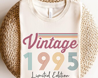 1995 Vintage T-Shirt, 1995 Birthday Gift Tee, 30th Birthday Tshirt, Retro 30th Birthday Tee, 1995 Vintage Tee, 1995 Retro Shirt, Retro 1995