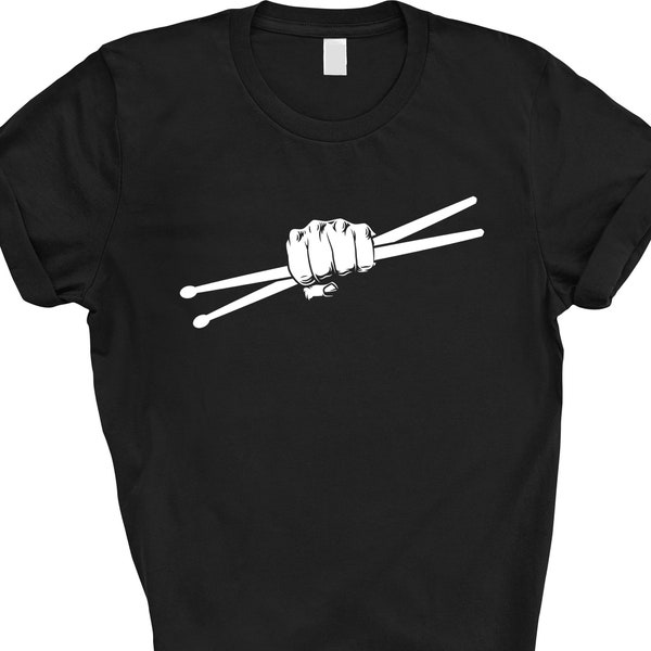 Drummer Sticks Hand T-Shirt, Drummer Gift, Drum Sticks Flag Tee, Gift For Drummer, Rock Music Shirt, Drum Sweater, Drummer Shirt, Drum Shirt