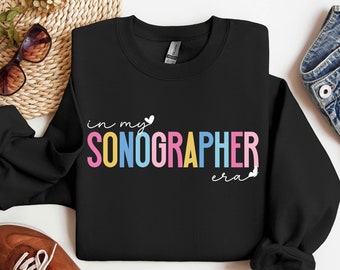 Sonographer Sweatshirt for Ultrasound Tech, Sonographer Sweatshirt Hoodie Gift, Ultrasound Technologist Crewneck, Ultrasound Graduation Gift