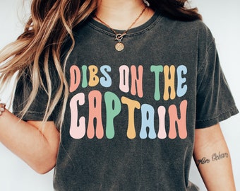Captain T-Shirt, Funny Captain T-Shirt, Funny Lake Tee, Boat Captain Gifts Tee, Captain Wife Tee, Captain Cruise T-Shirt, Vacation Tee