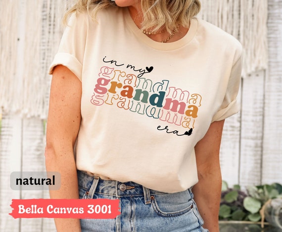 In My Grandma Era T-Shirt, Retro Cool Grandma Tee, Funny Grandma Gift, Best Grandma Shirt, Gift for Grandma, Proud New Grandma Shirt