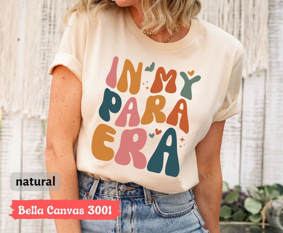 In My Para Era T-Shirt, Paraprofessional Shirt, Retro Instructional Aides Tee, Vintage Teacher Assistant Shirt, Cute Para Squad Shirt