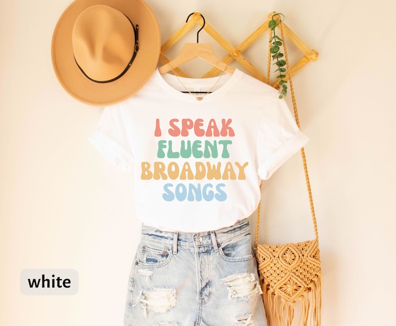 Broadway T-Shirt, Actor Gift, Theatre Shirt, Broadway Lover Tee, Theatre Gift, Musical Shirt, Musical Gift, Musical Lover, Theatre Lover Tee image 4