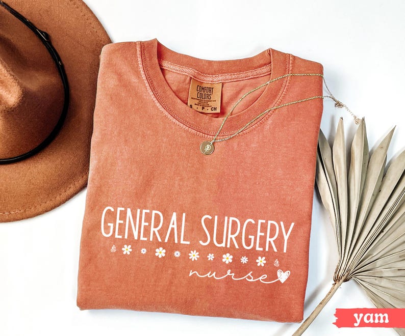 General Surgery Nurse T-Shirt, Comfort Colors®, General Surgical Nurse, Resident Doctor Gift, Match Day Tee, Surgery Technologist, SICU ICU zdjęcie 10