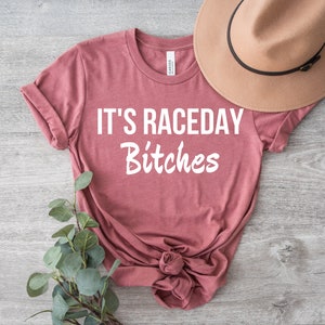 It's Race Day Bitches T-Shirt, Funny Stock Car Tee, Dirt Bike Motocross, Supercross Dirt Track, Sprint Car Drag Race Tee, Fan Racing Shirt image 2