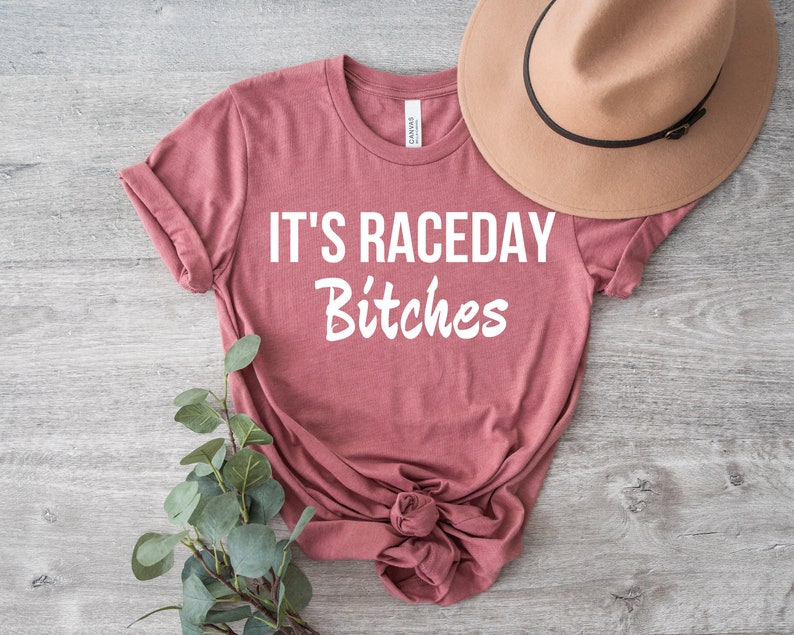 It's Race Day Bitches T-Shirt, Funny Stock Car Tee, Dirt Bike Motocross, Supercross Dirt Track, Sprint Car Drag Race Tee, Fan Racing Shirt image 2