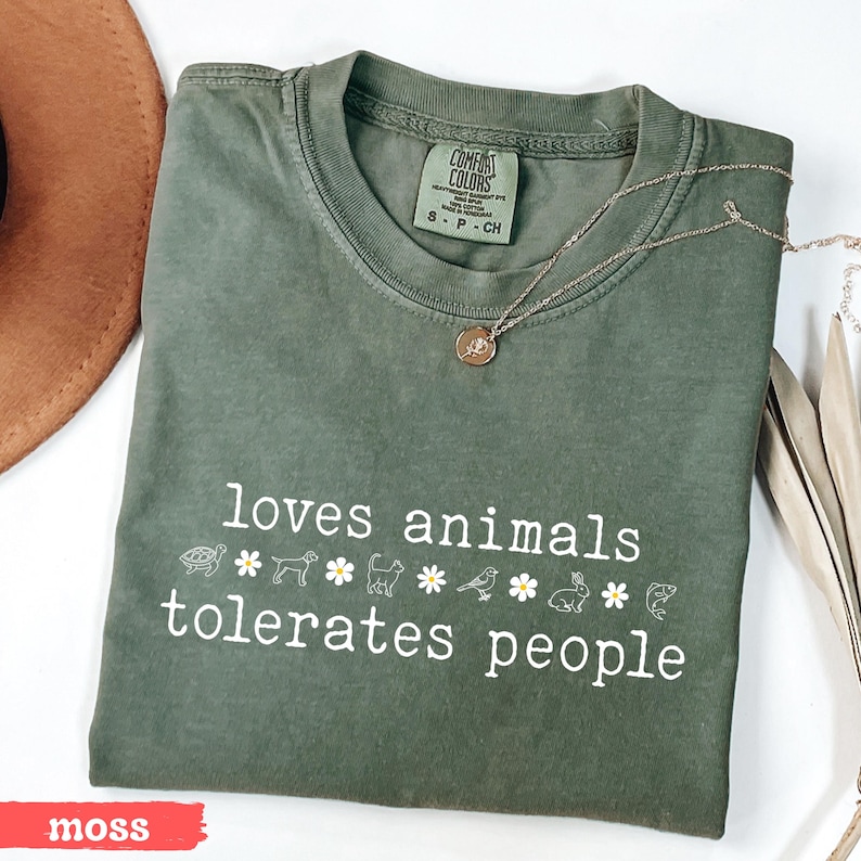 Love Animals Tolerates People T-Shirt, Love Animal Tees, Comfort Colors®, Animal Lover Gift Shirt, Love Tee, Animal T-Shirt, Cat Lover Shirt, Dog Lover Shirt, Animal Shirt,Animal Lover Gift,Pet Lover Shirt,Funny Animal Shirt,Dog Mom Shirt,Cat Mom Shirt,Loves Animals Tee,Animal Lover Tee,Animal Couple Shirt,Gifts for Girlfriend,Gifts for Mom,Gifts for Sister,Gifts for Wife,Gifts for Her,Gifts for Pets,Gifts, Love Animal Shirt,Animal Lover Shirt,Dog Lover Shirt,Cat Lover Shirt,Animal Shirt