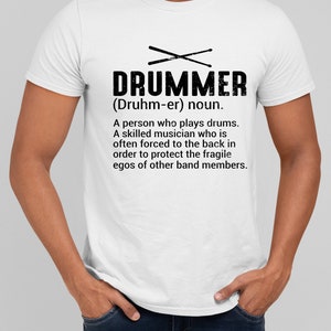 Drummer T-shirt, Drummer a Person Tee, Drummer Gift, Gift for Drummer ...