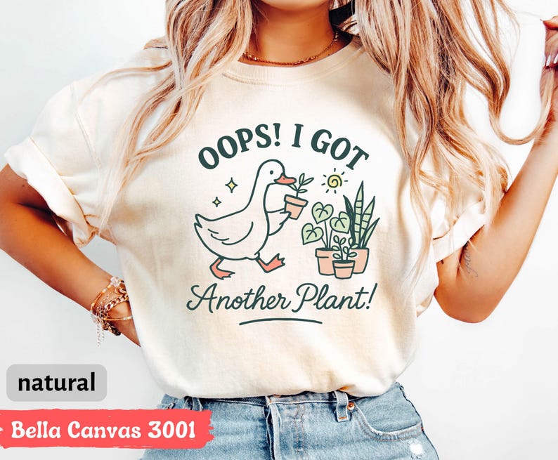 Oops I Got Another Plant Goose T Shirt, Funny Vintage Woman Shirt, Garden Club Tee, Garden Humor, Shirts For Gardening Moms, Goose Tshirt, Oops I Got Another Plant Tshirt, Cute Plant Nana Gift, Plant Lover Gift, Funny Goose Shirt, Gift For Gardener Mom, Plant Shirt, Goose Meme, chaos gardening shirt,garden gangster t shirts,keep calm and garden on,funny tee garden,funny gardener shirt men,funny hoe garden shirt,fun gardening t shirt,dirty hoes tshirt vneck,where my hoes at shirt