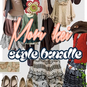 Bundel Mori-meisjeskleding | Vintage Cottagecore-gelukszakje | Willekeurige Japanse kei-outfit