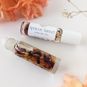 Apricot Sunset Perfume Oil, Roll On Perfume