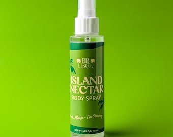 Island Nectar Body Spray - Tropical Fruity Grapefruit Peach Fragrance