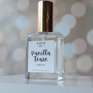 Vanilla Tease Perfume, Vanilla Perfume Spray, Eau de Parfum