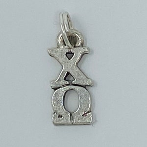 Chi Omega Chio CO Vertical Sorority Bar Necklace in 24K Gold Plate Etsy UK