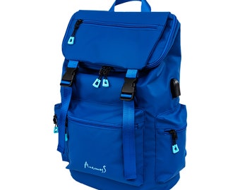 Laptop Rucksack, Navy Blau Rucksack, Reiserucksack, Laptoptasche, Lässiger Rucksack, Boho Rucksack, Schultasche, Geschenk für sie, Geschenk für ihn