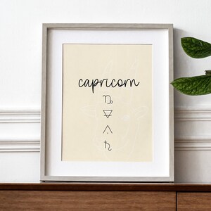 Zodiac Symbols Boho Wall Art, Zodiac Signs Boho Design, Astrology Print, Digital Poster, Printable Home Decor, Personalized and Custom