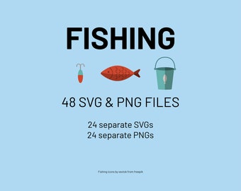 Fishing SVG PNG files, Digital Download, Words, Funny Sayings, Fun Phrases