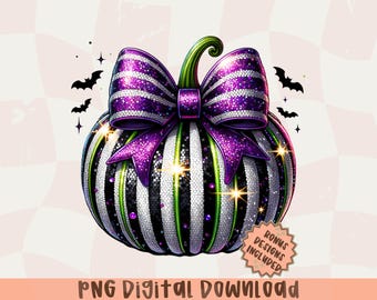 Spooky Halloween Pumpkin Digital Download Pumpkin Coquette Bow,Halloween Pumpkin Clipart,Spooky Season, Halloween Pumpkin Shirt Design