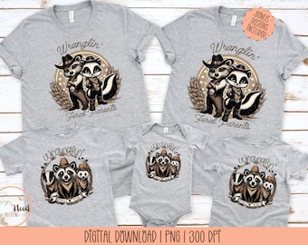 Funny Feral Shirt Sublimation Png,Raccoon Shirt Png,Feral Shirt Raccoon,Kids Feral Shirt,Feral Animal Shirt Png,Funny Family Shirt Design