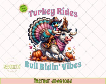 Glitter Turkey Thanksgiving PNG,Sparkle Turkey PNG,Girls Thanksgiving PNG,Download digitale autunnale, PNG autunnale,Tacchino colorato PNG,Rodeo PNG