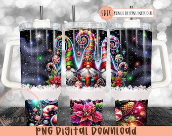 Weihnachtszwerge 40 Unzen Becher Png Design, Frohe Weihnachten Clipart, Weihnachtszwerg 40 Unzen Quencher, 40 Unzen Png, Sublimationsdesign, Weihnachtstasse
