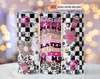 Overstimulated Moms Club 20 oz Skinny Tumbler Sublimation Design Digital Download PNG Instant DIGITAL ONLY, Funny Mama Tumbler,Coffee Mama