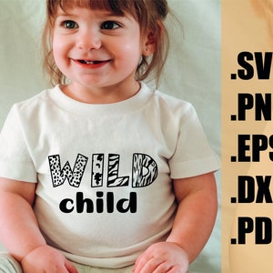 wild child svg, wild sublimation design, wild png, animal party wild party