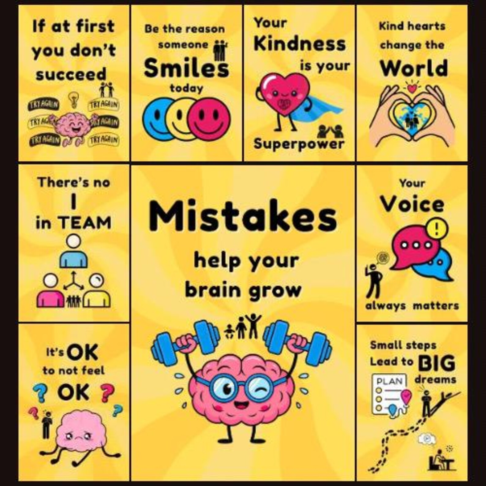 Kids Poster | Printable Classroom Posters for Kids | Kids Positive ...