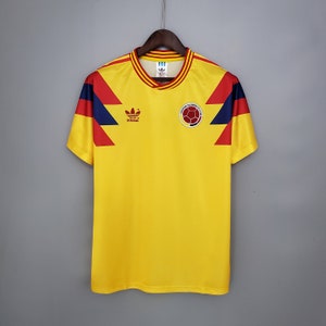 Colombia 1990 Away World Cup Vintage Jersey [Free Shipping]