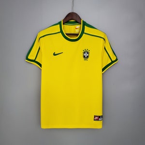 Brazil Soccer Support Team Jersey Brazilian Flag Football Poster